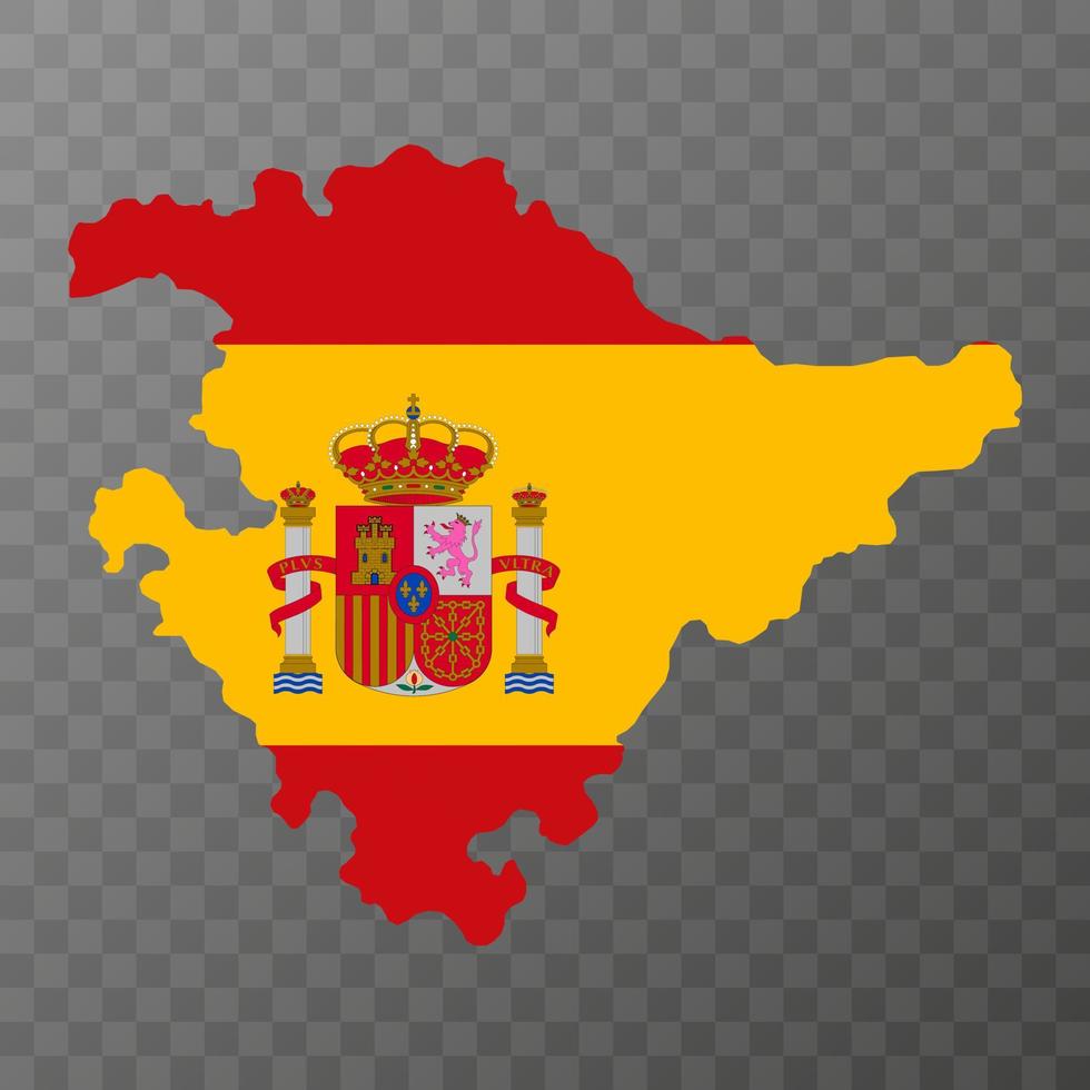 baskisch kaart, Spanje regio. vector illustratie.