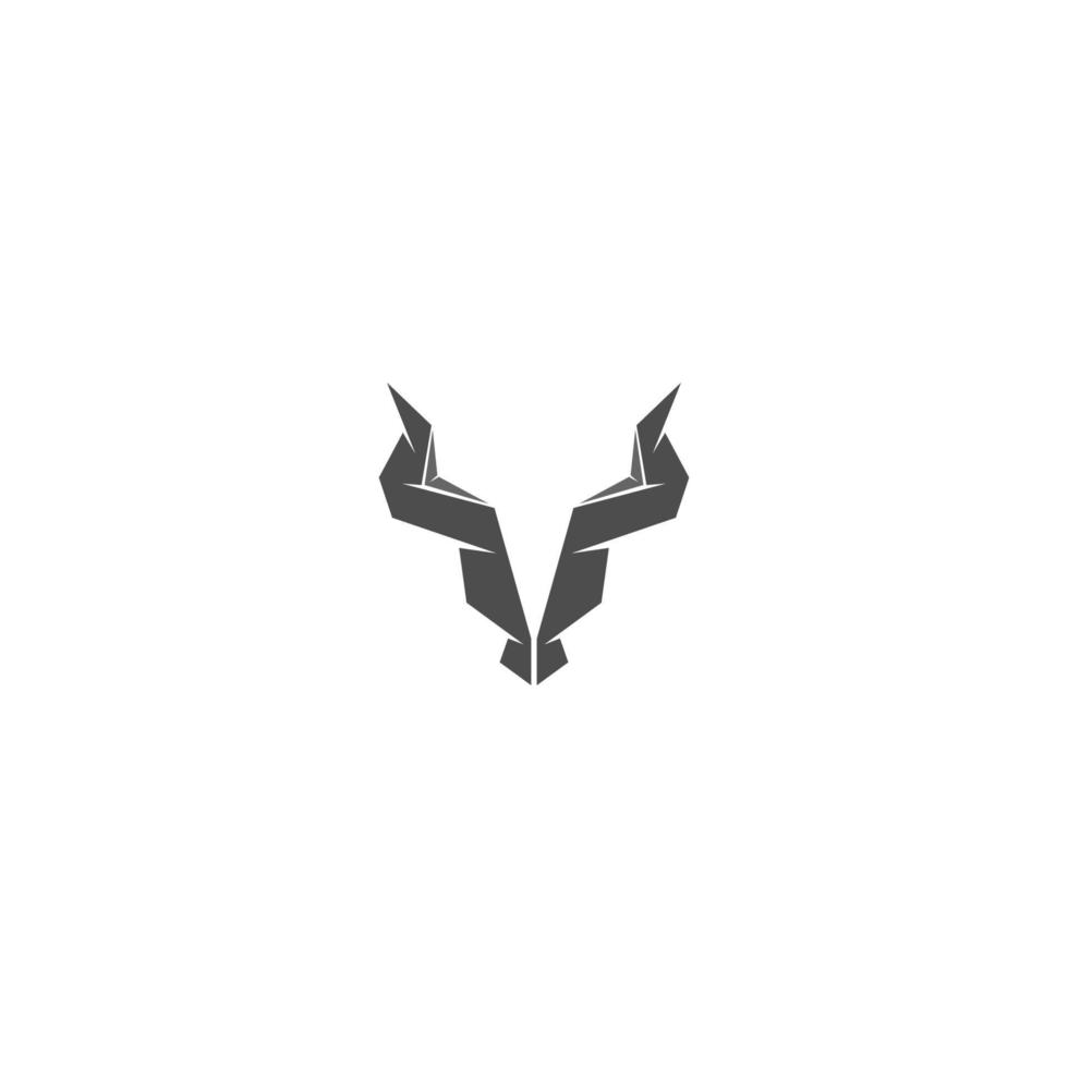 stier icoon logo ontwerp vector