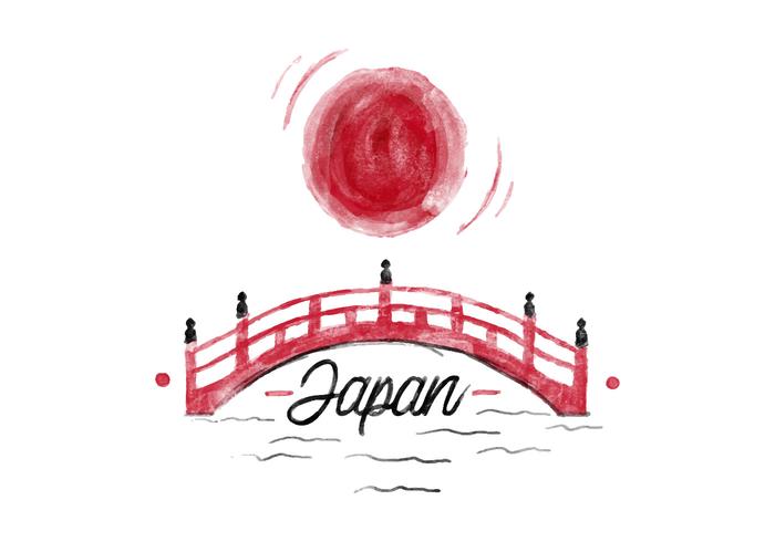 Gratis Japan Waterverf Vector