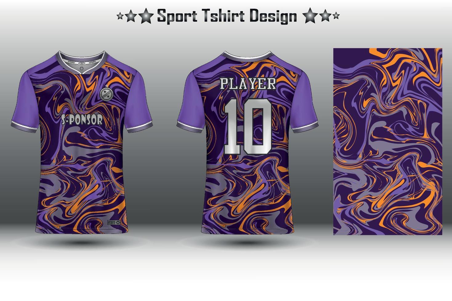 voetbal Jersey mockup Amerikaans voetbal Jersey ontwerp sublimatie sport t overhemd ontwerp verzameling voor racen, wielersport, gamen, motorcross vector