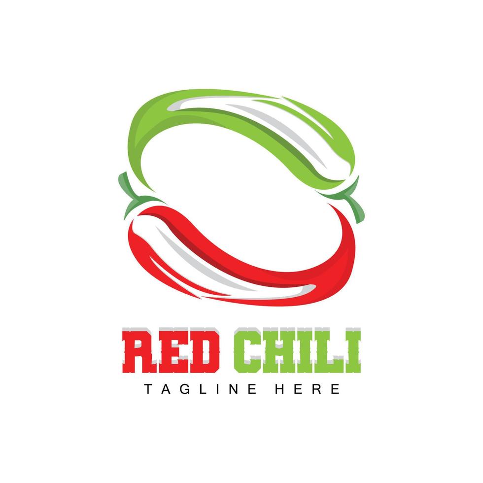 rood Chili logo, heet Chili paprika's vector, Chili tuin huis illustratie, bedrijf Product merk illustratie vector