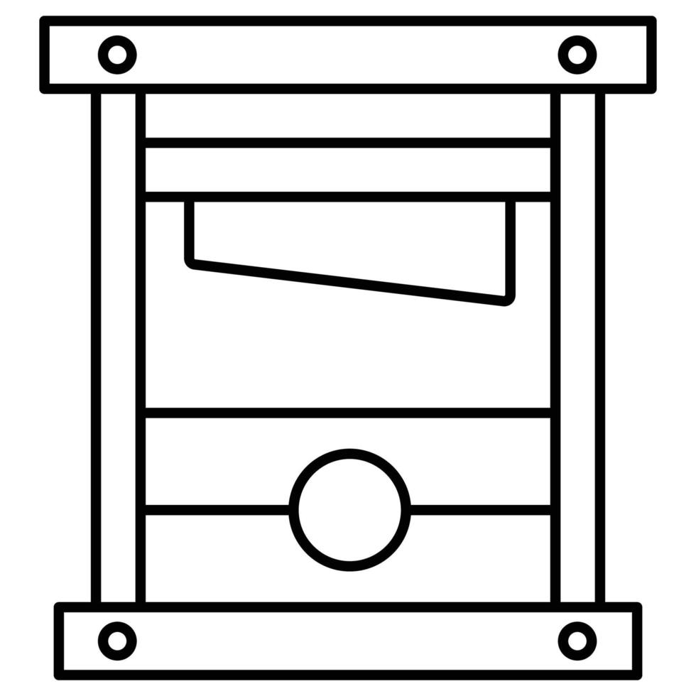 guillotine welke kan gemakkelijk aanpassen of Bewerk vector