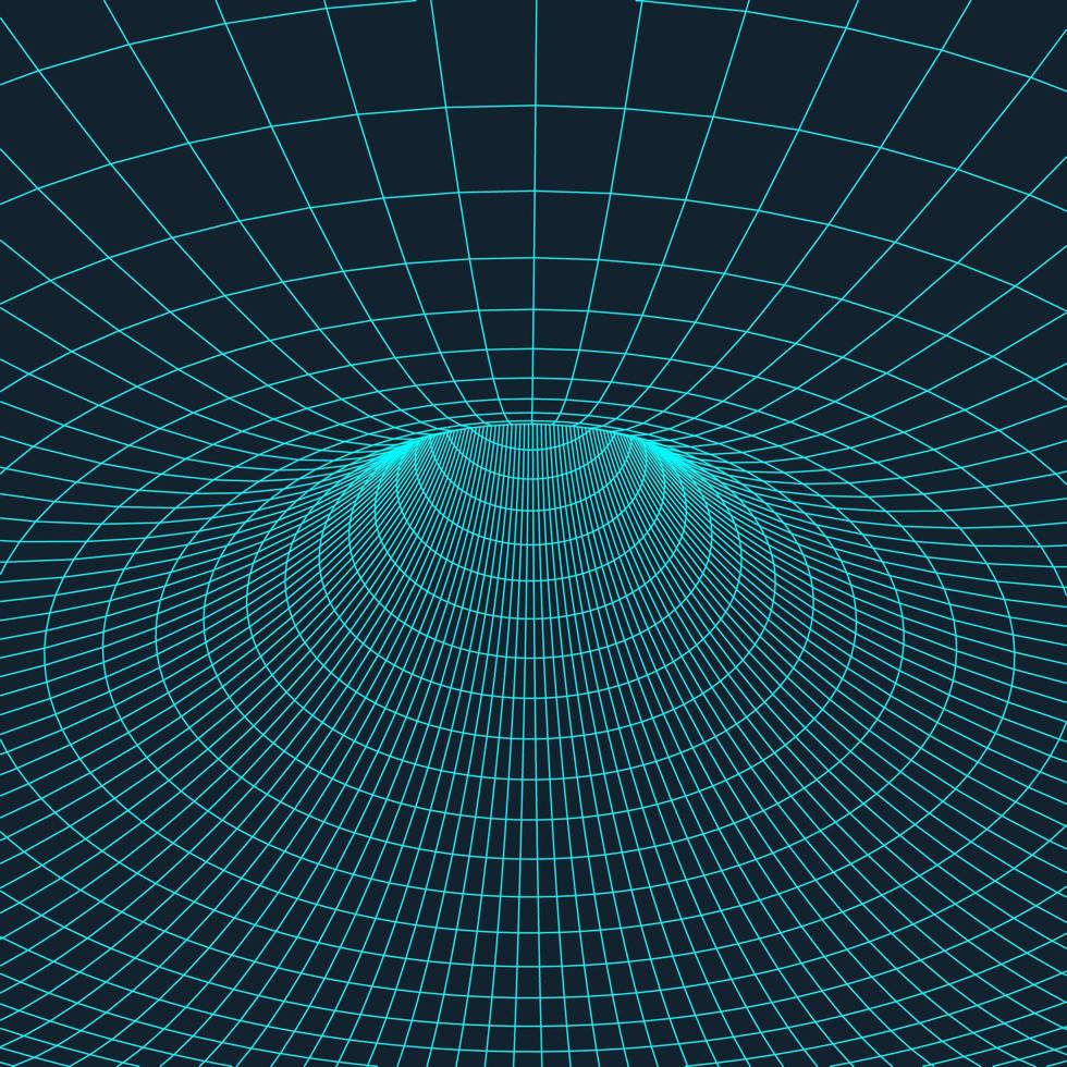 wireframe torus met verbonden lijnen en dots . maas veelhoekige element. vector illustratie eps10.