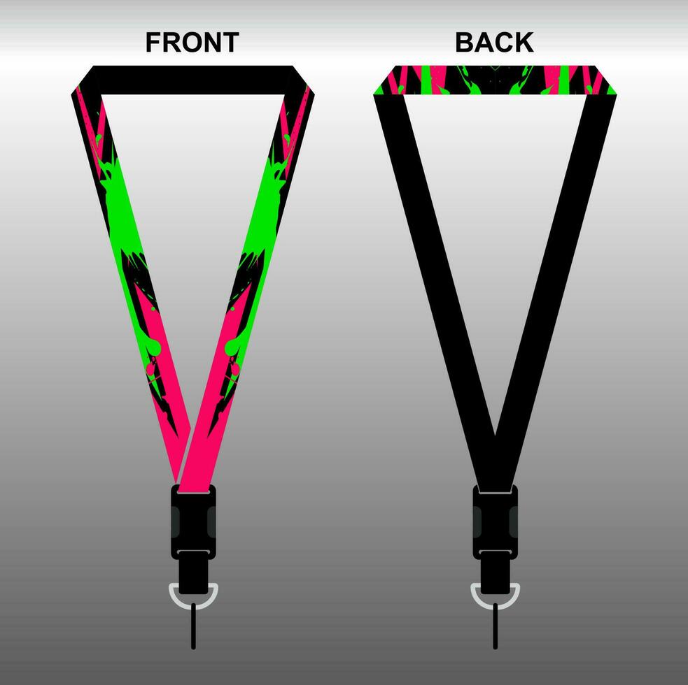 draagriem ontwerp voor koel abstract motief vector