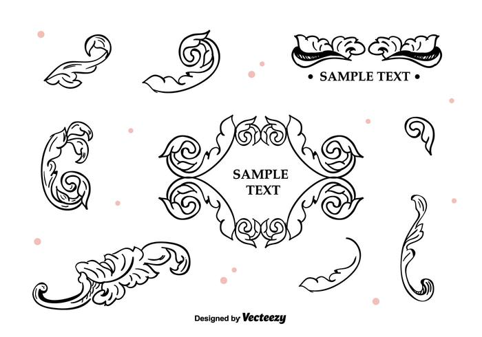 Vector Frames and Borders