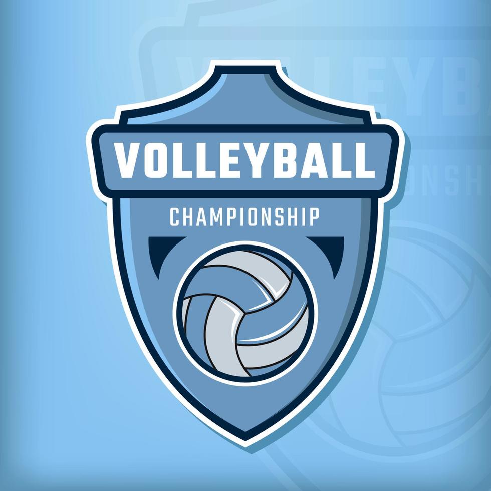 volleybal kampioenschap vector logo