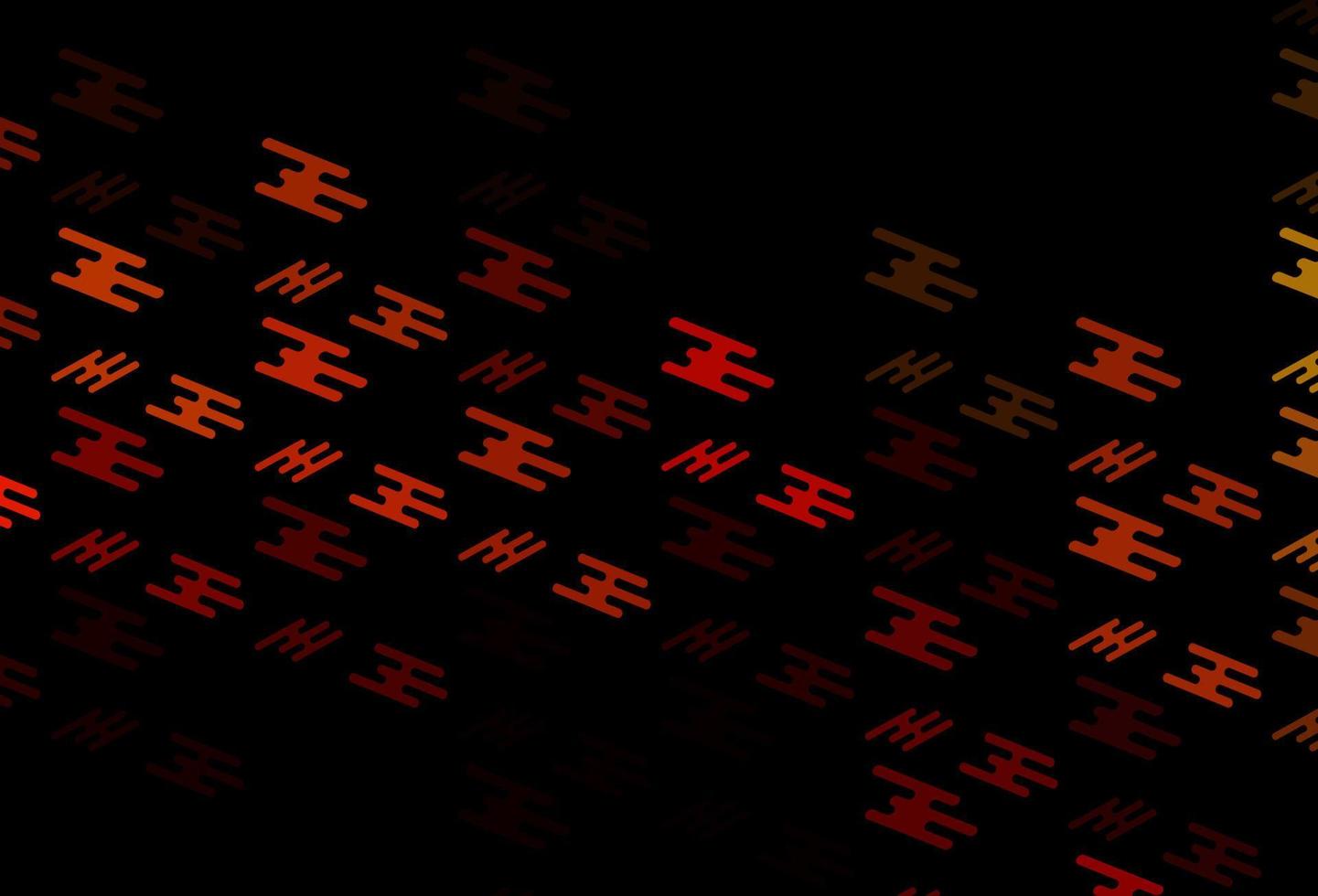 donkergroen, rood vectorpatroon met smalle lijnen. vector