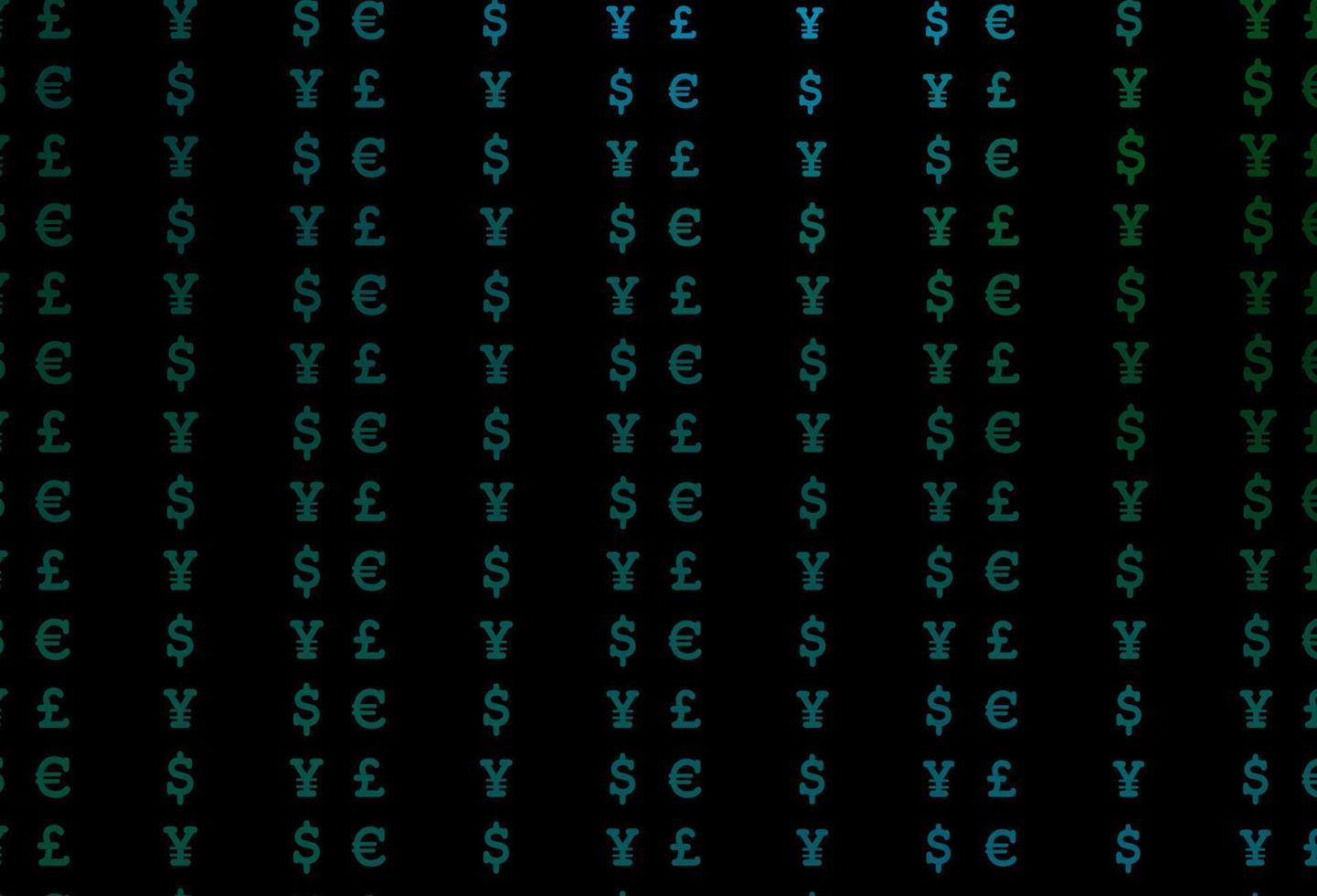 donkerblauwe, groene vectorlay-out met banksymbolen. vector