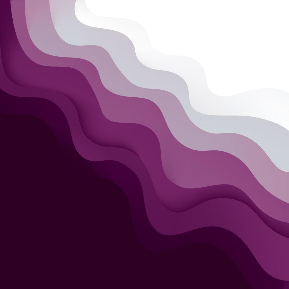 Purper roze paars papier ambacht stijl achtergrond met helling verf achtergrond met vloeistof vloeistof grunge textuur. vector