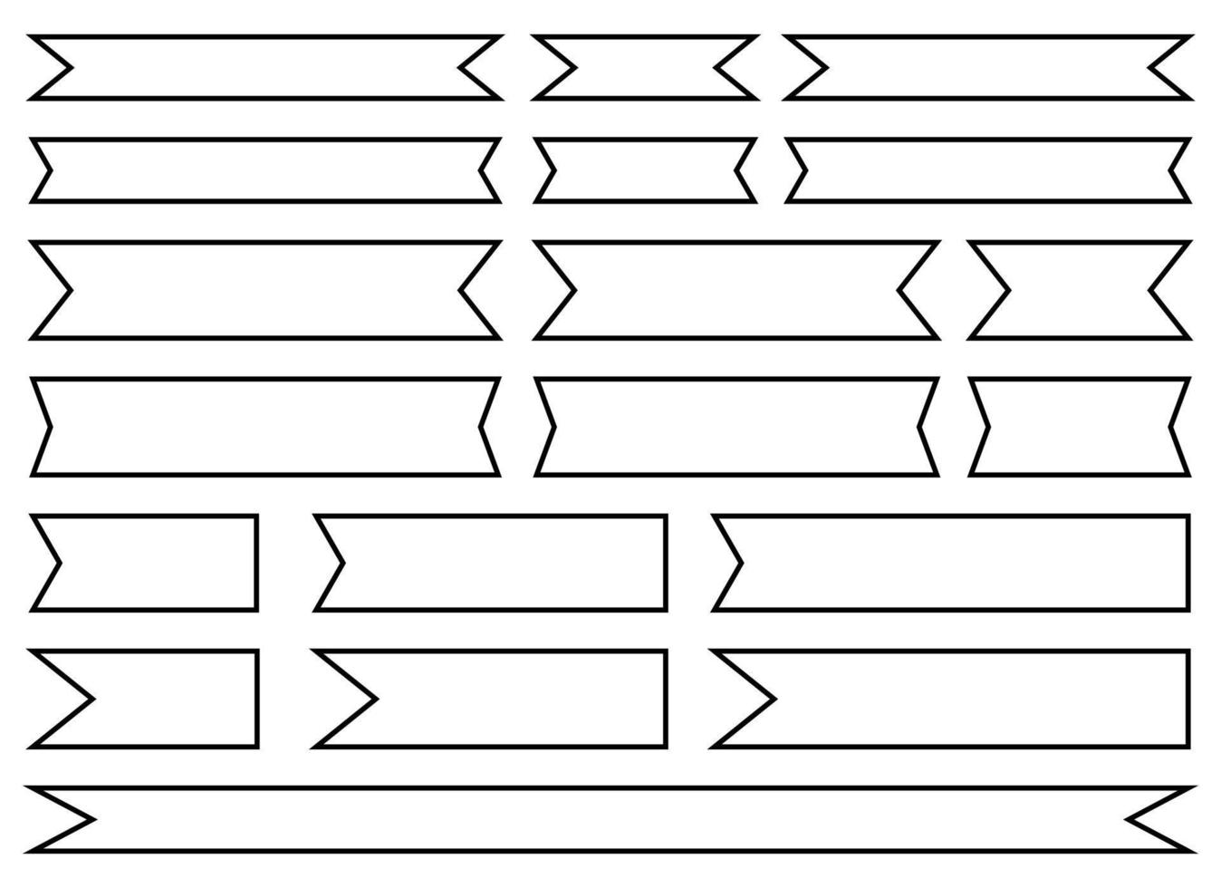 zwart gemakkelijk banier vector ontwerp illustratie geïsoleerd Aan wit achtergrond