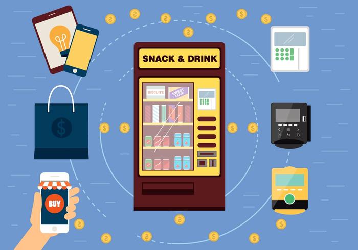 Gratis Vector Vending Machine