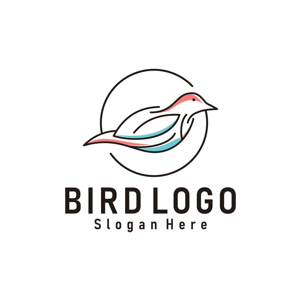 vogel vector logo premie illustratie