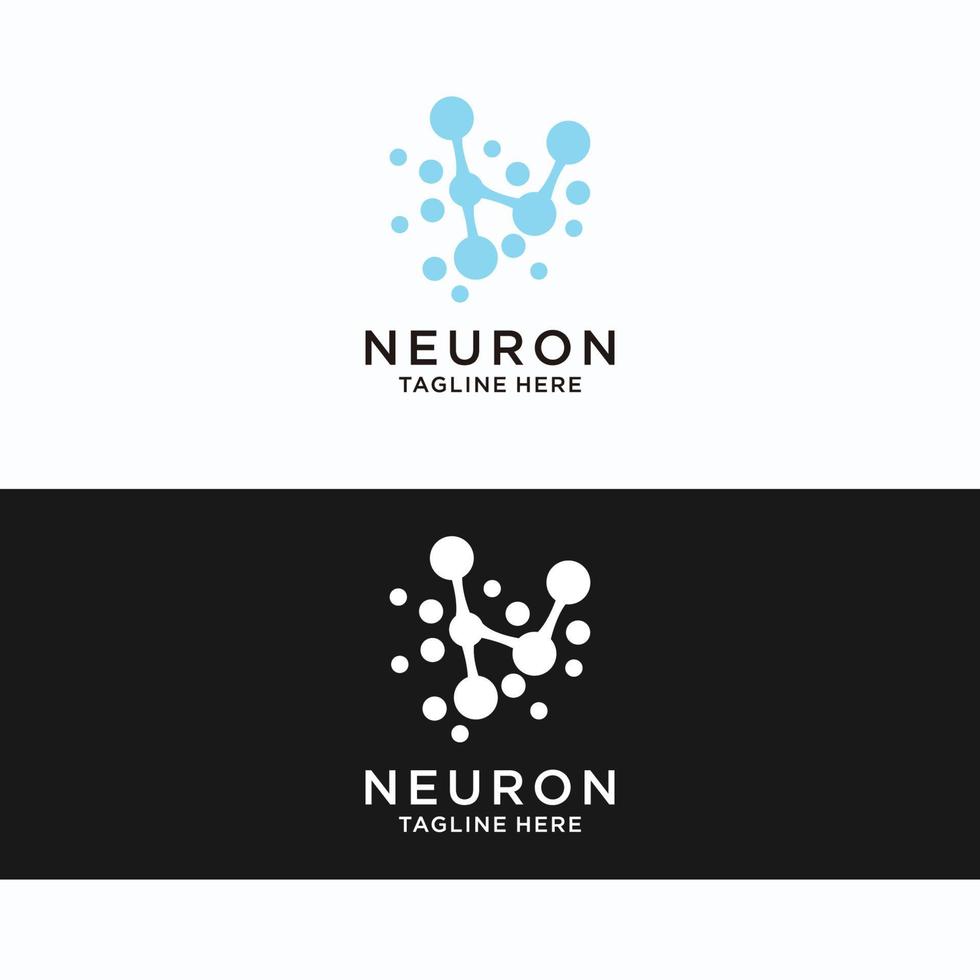 neuron logo icoon vector beeld