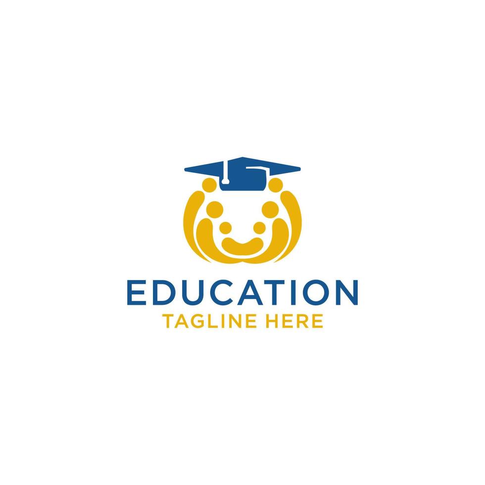 onderwijs logo icoon vector beeld