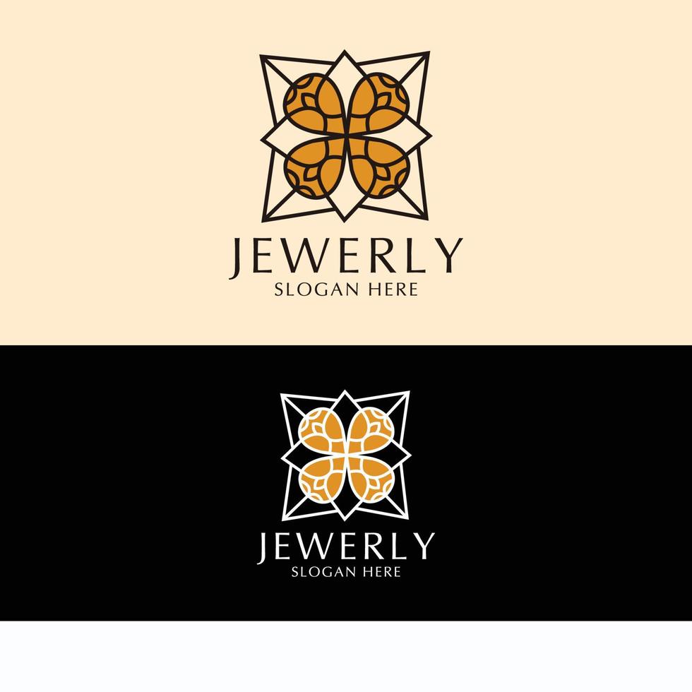 jewerly logo ontwerp icoon sjabloon vector