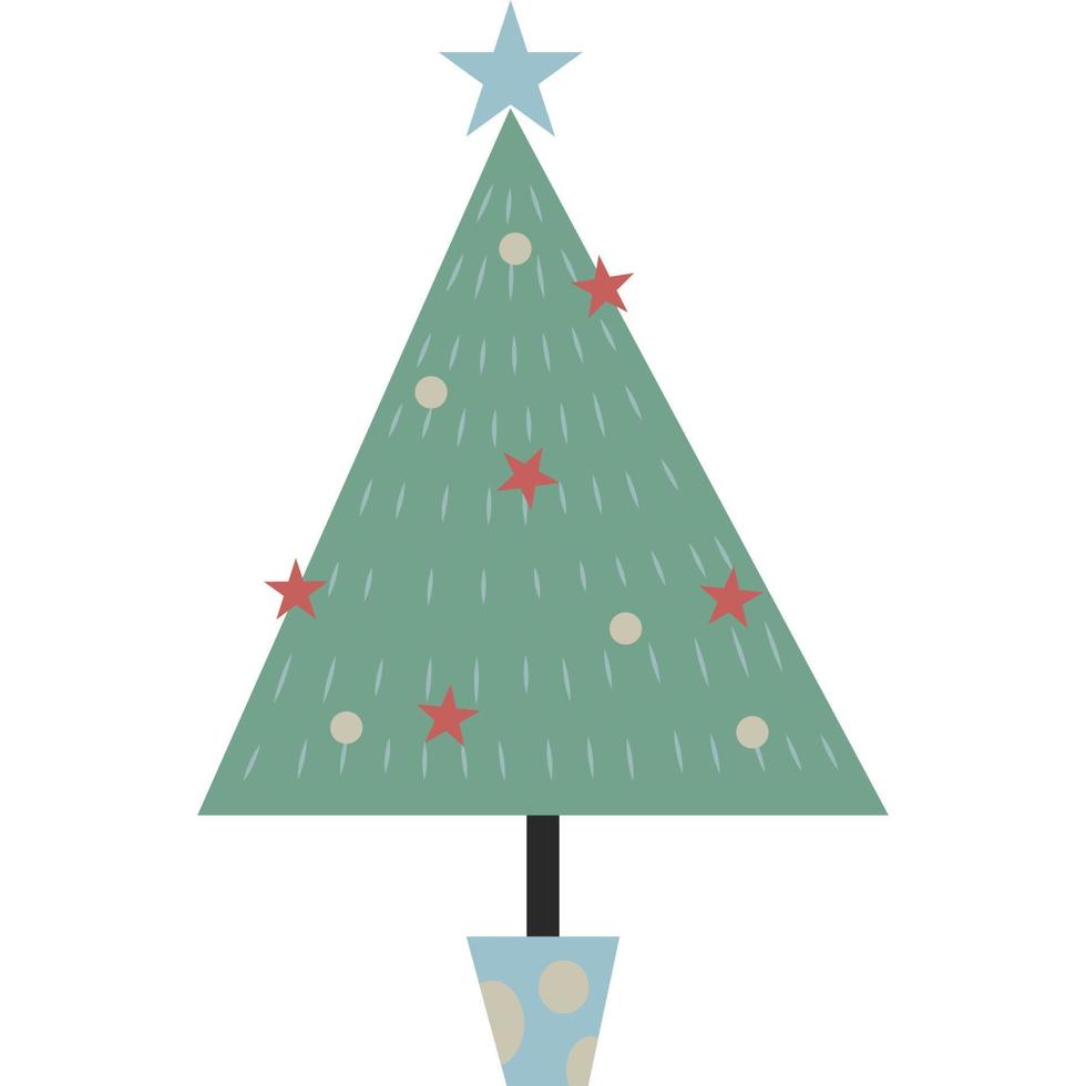 Kerstmis boom. groen boom vector