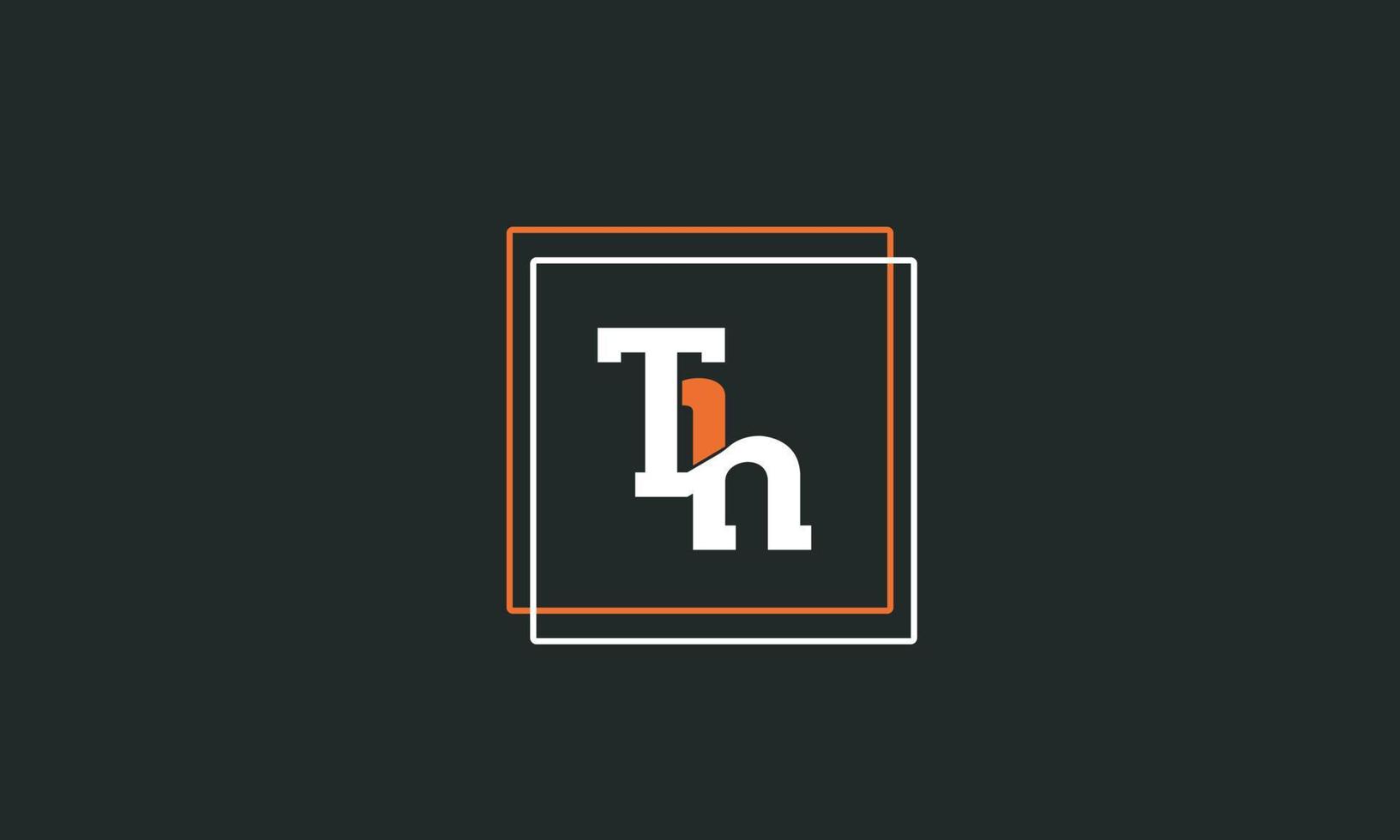 alfabet letters initialen monogram logo th, ht, t en h vector