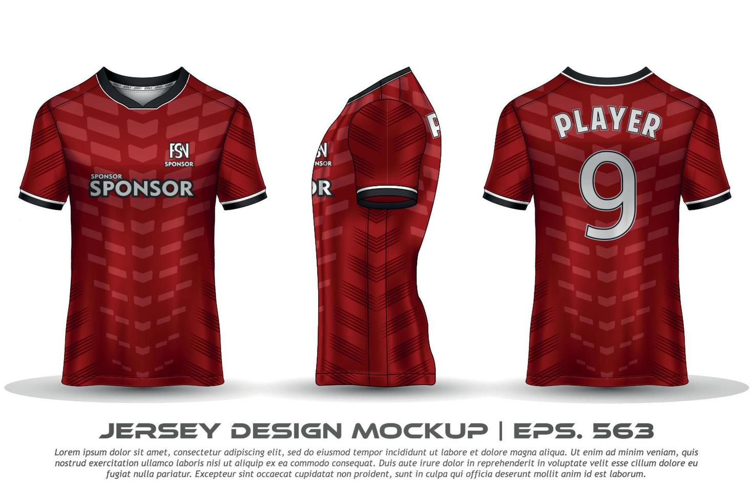 jersey ontwerp sublimatie t-shirt premium geometrisch patroon ongelooflijke vector collectie voor voetbal voetbal racen fietsen gaming motorcross sport