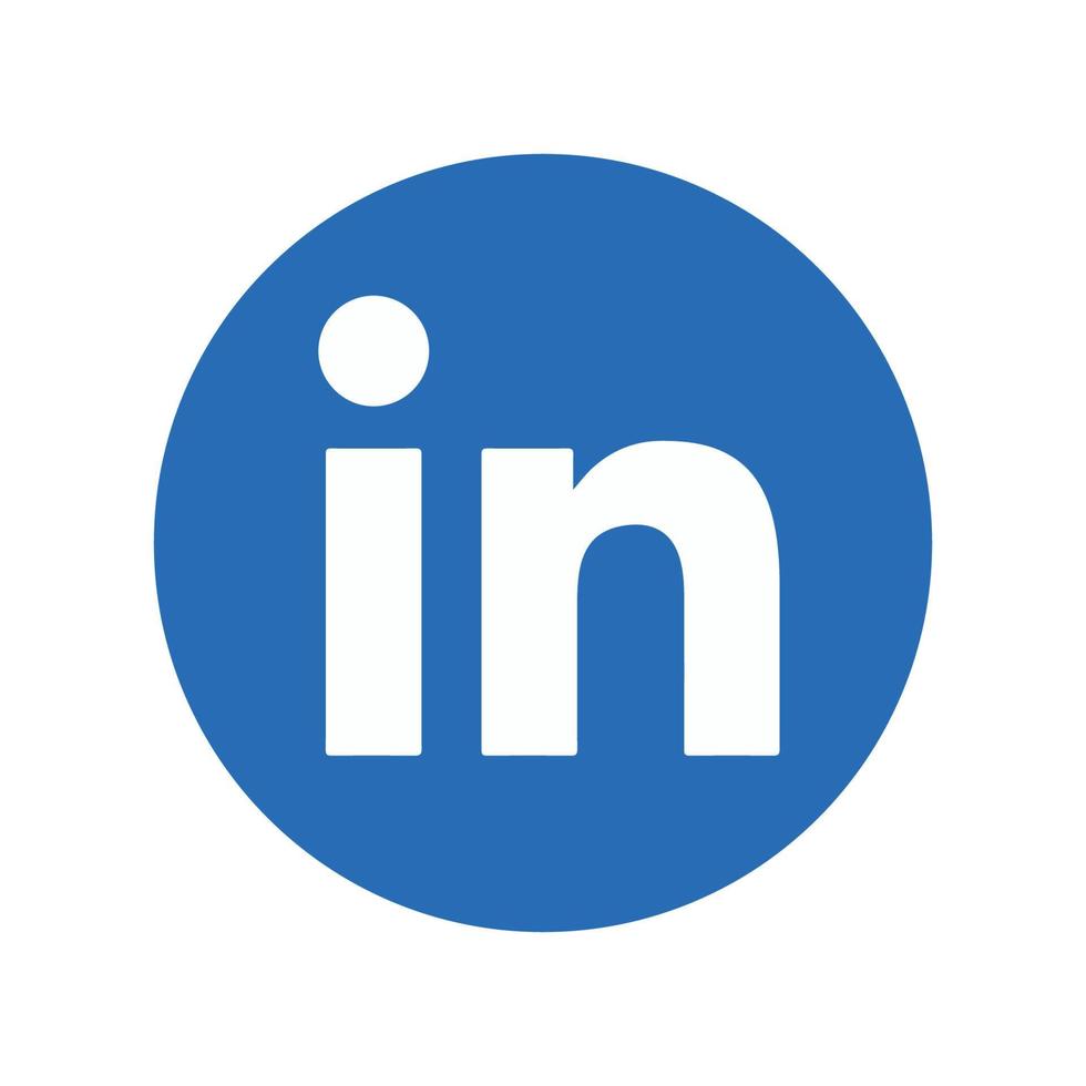 linkedin logo Aan transparant geïsoleerd achtergrond. vector