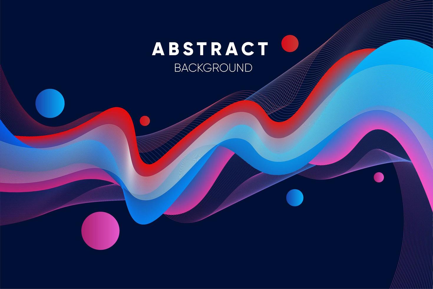 abstract golvend kleurrijk verlooplijnontwerp vector