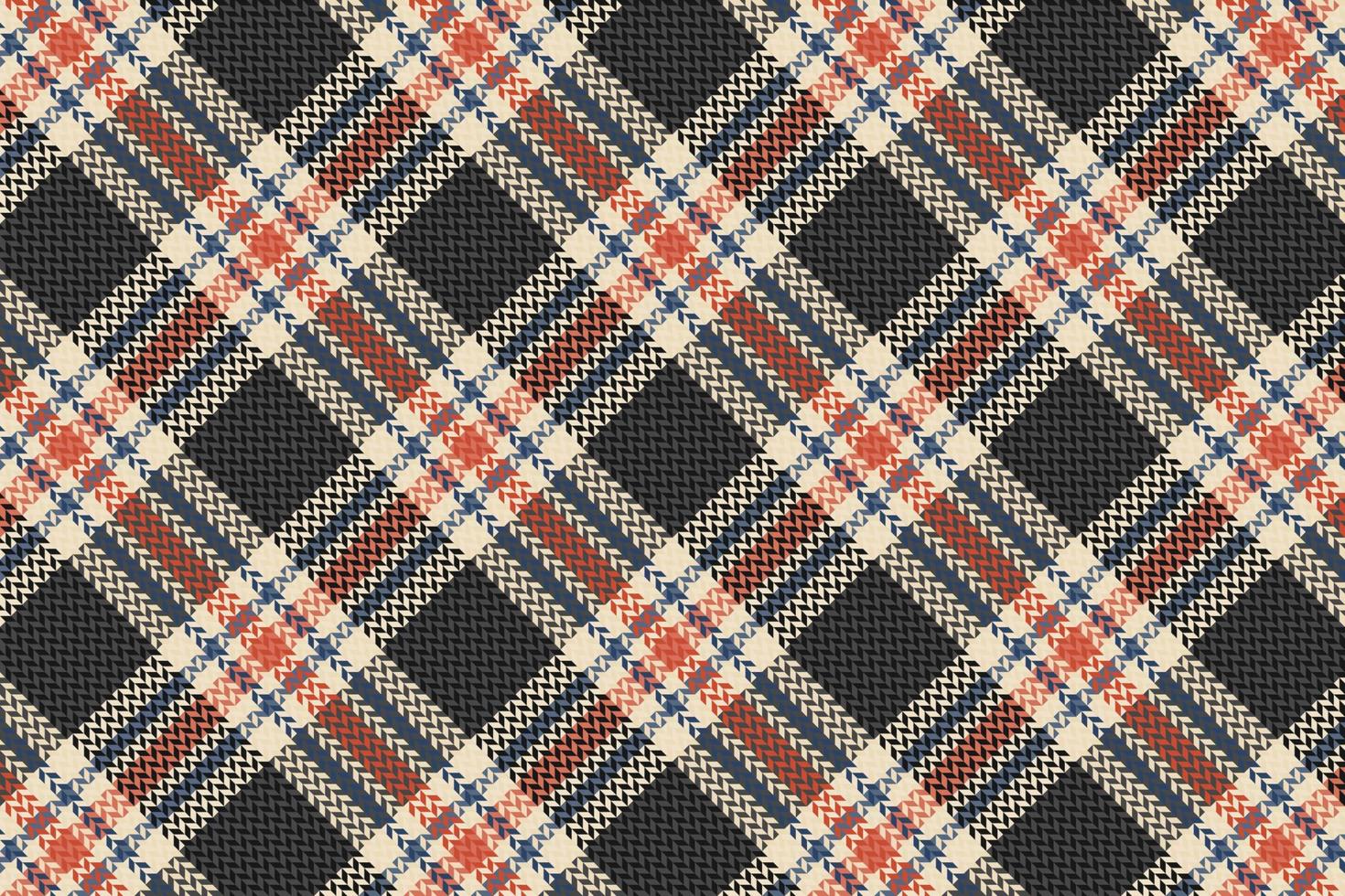 Schotse ruit of plaid wijnoogst kleur patroon. vector