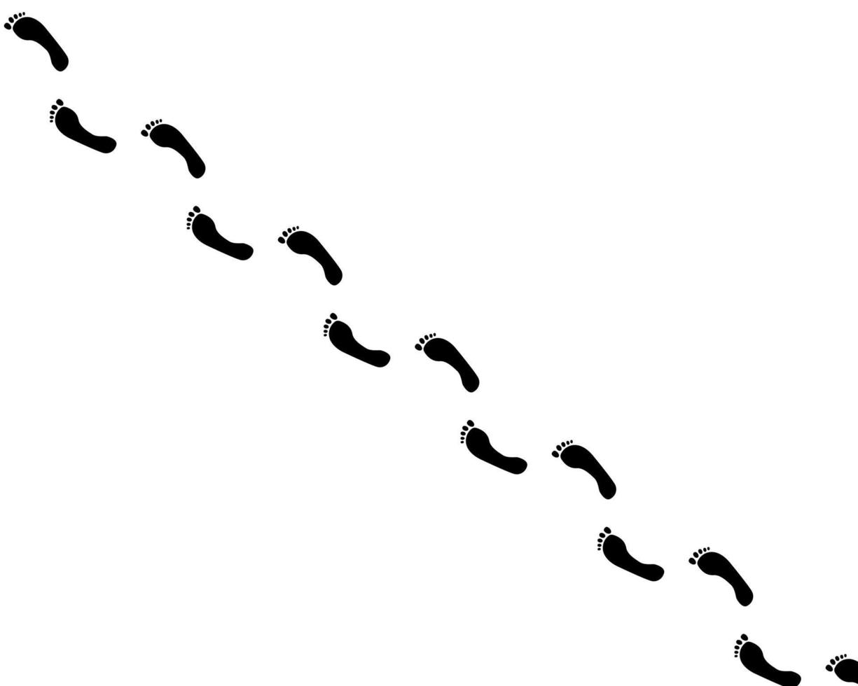 sporen van zwart hakken Aan een wit achtergrond vector
