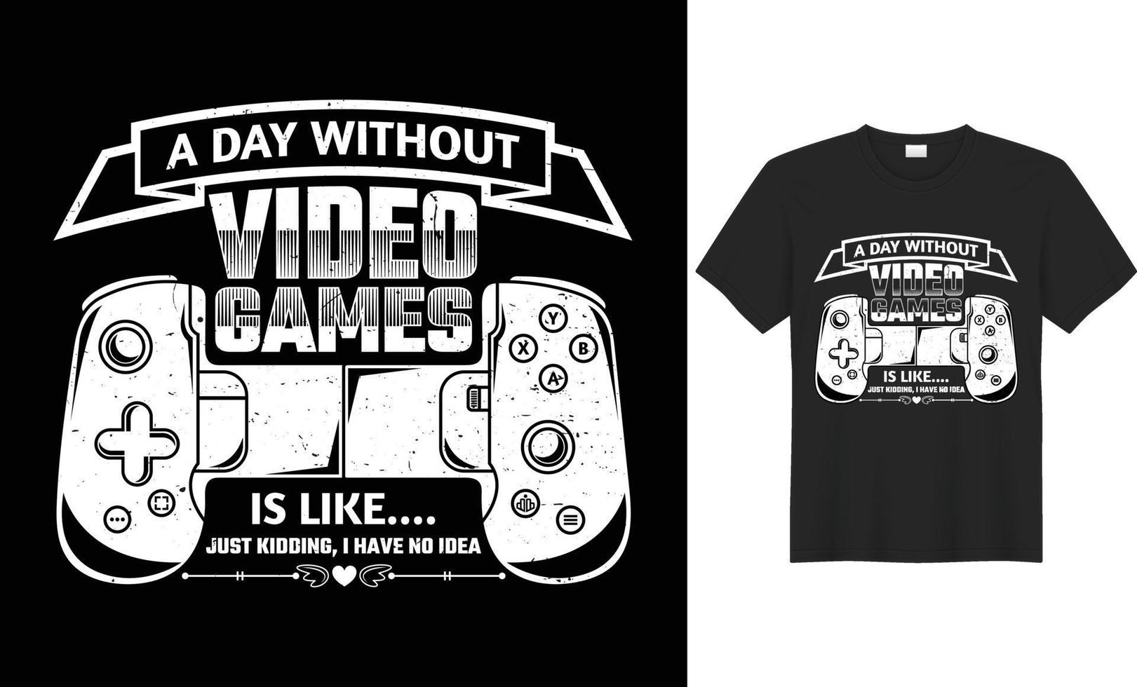 vector gebaseerd retro, wijnoogst en typografisch type gaming t-shirt ontwerp voor spel minnaar mensen.