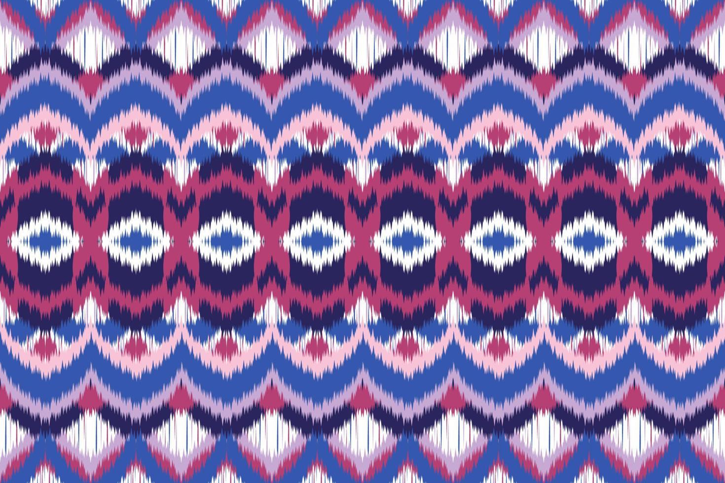 abstract meetkundig achtergrond patroon ontwerp, blouse patroon, tapijt patroon, Aziatisch retro stijl. vector