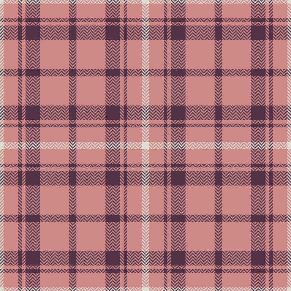 plaid naadloos patroon in roze. controleren kleding stof textuur. vector textiel afdrukken.