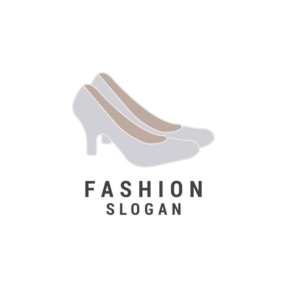 vrouwen schoenen logo icoon ontwerp sjabloon. luxe, premie vector