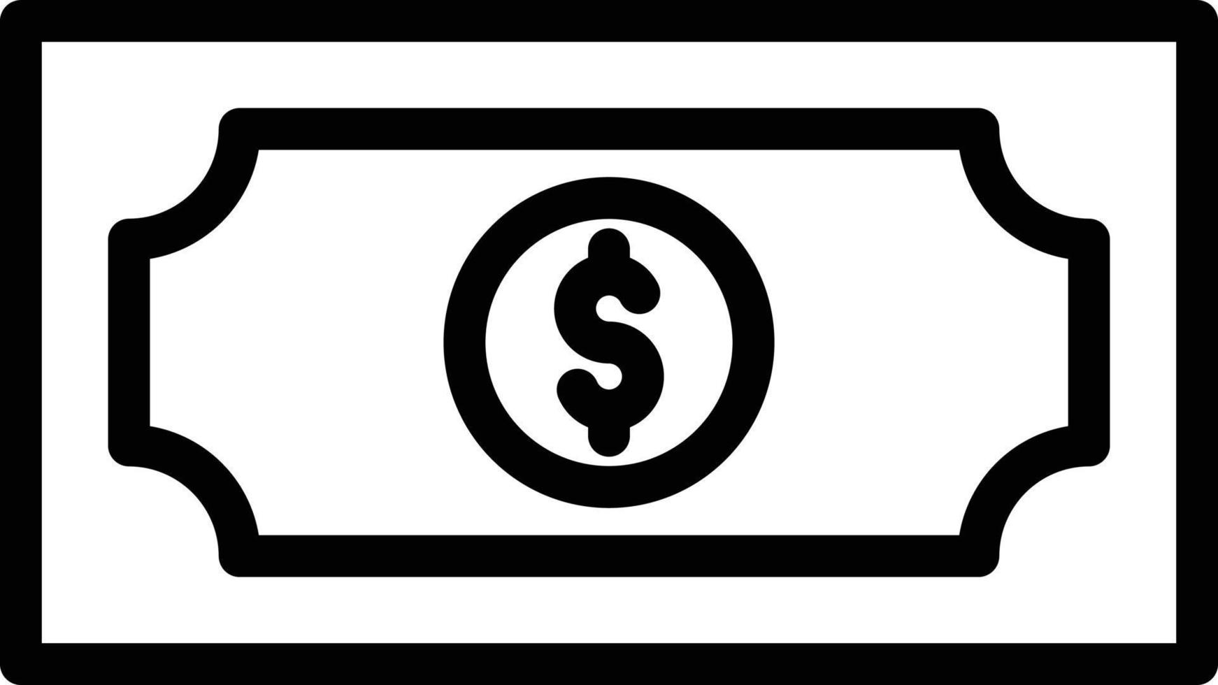 geld pictogramstijl vector
