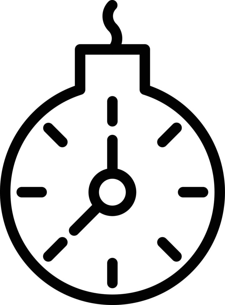deadline pictogramstijl vector