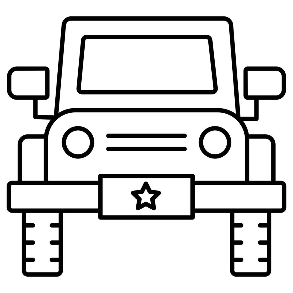 leger jeep welke kan gemakkelijk aanpassen of Bewerk vector