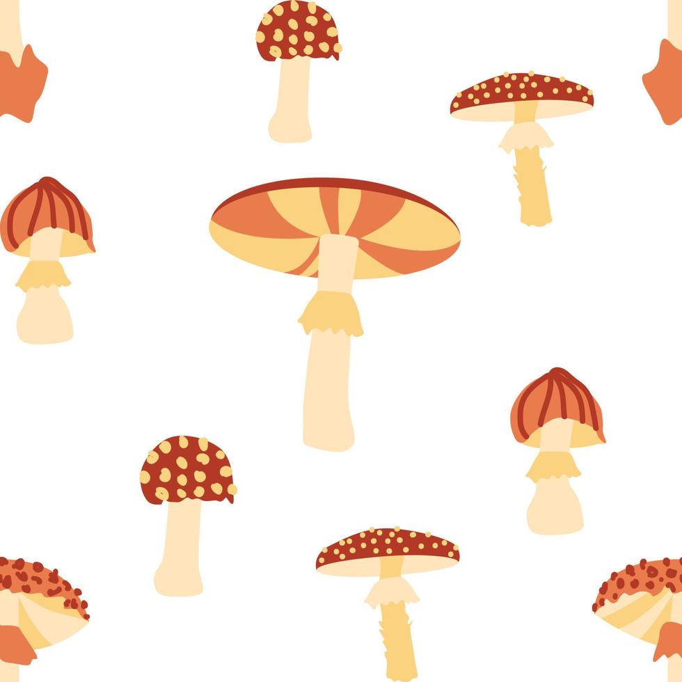 magie champignons naadloos patroon. psychedelisch hallucinatie. Jaren 60 hippie kleurrijk kunst. wijnoogst psychedelisch textiel, kleding stof, inpakken, behang. vector