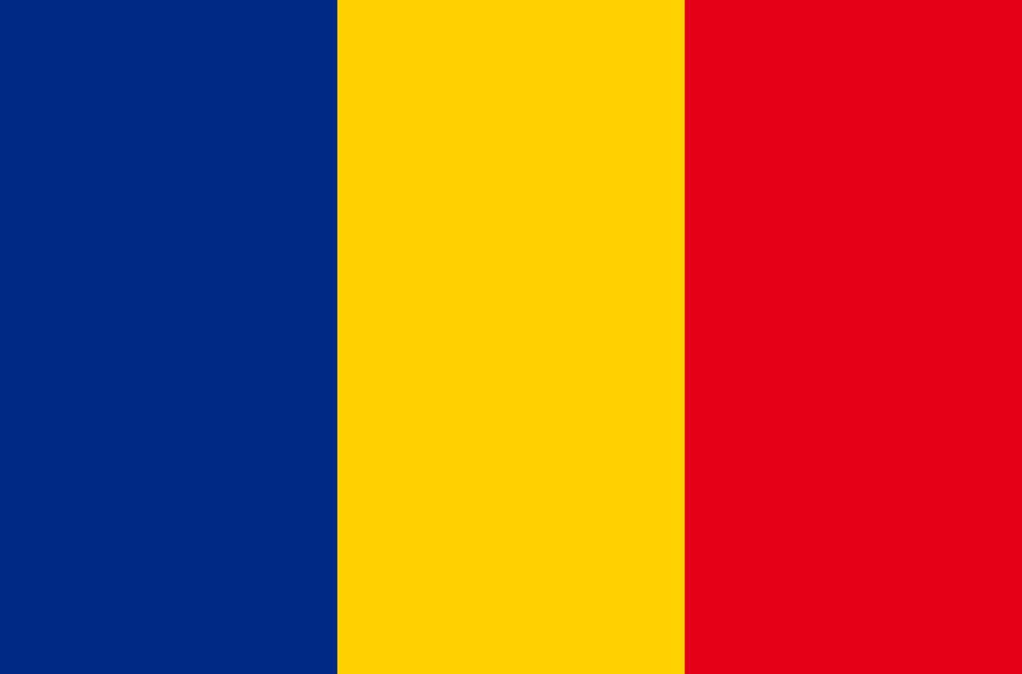 vlag van Roemenië. symbool van onafhankelijkheid dag, souvenir voetbal spel, knop taal, icoon. vector