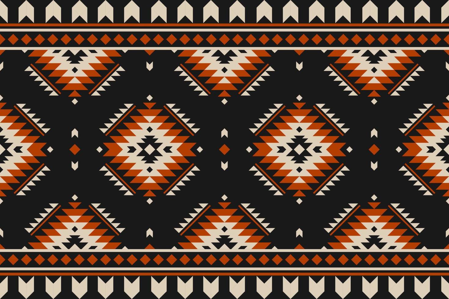 tapijt tribal patroon kunst. meetkundig etnisch naadloos patroon traditioneel. aztec etnisch ornament afdrukken. Mexicaans stijl. vector