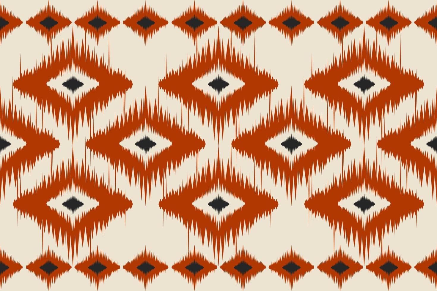 tapijt etnisch ikat kunst. meetkundig naadloos patroon in stam. Mexicaans stijl. vector