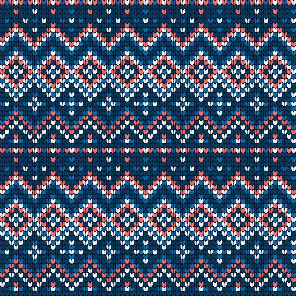 traditioneel breiwerk patroon voor lelijk trui vector