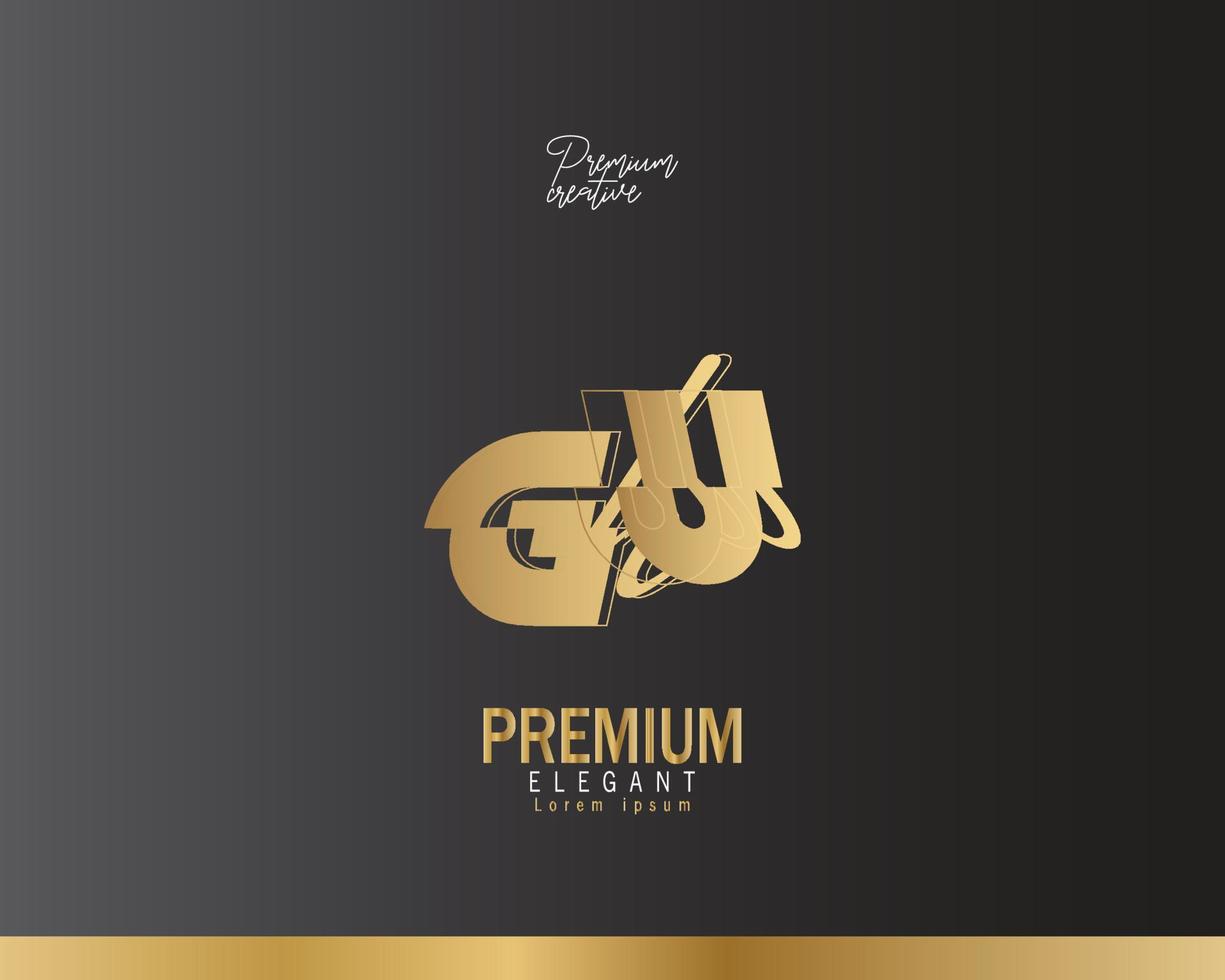 gemakkelijk logo luxe en elegant vector