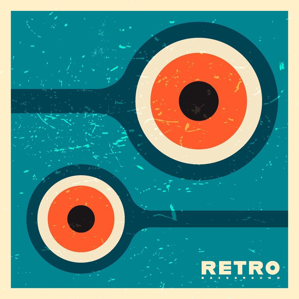 retro grunge structuur achtergrond met wijnoogst minimaal ontwerp. vector illustratie.