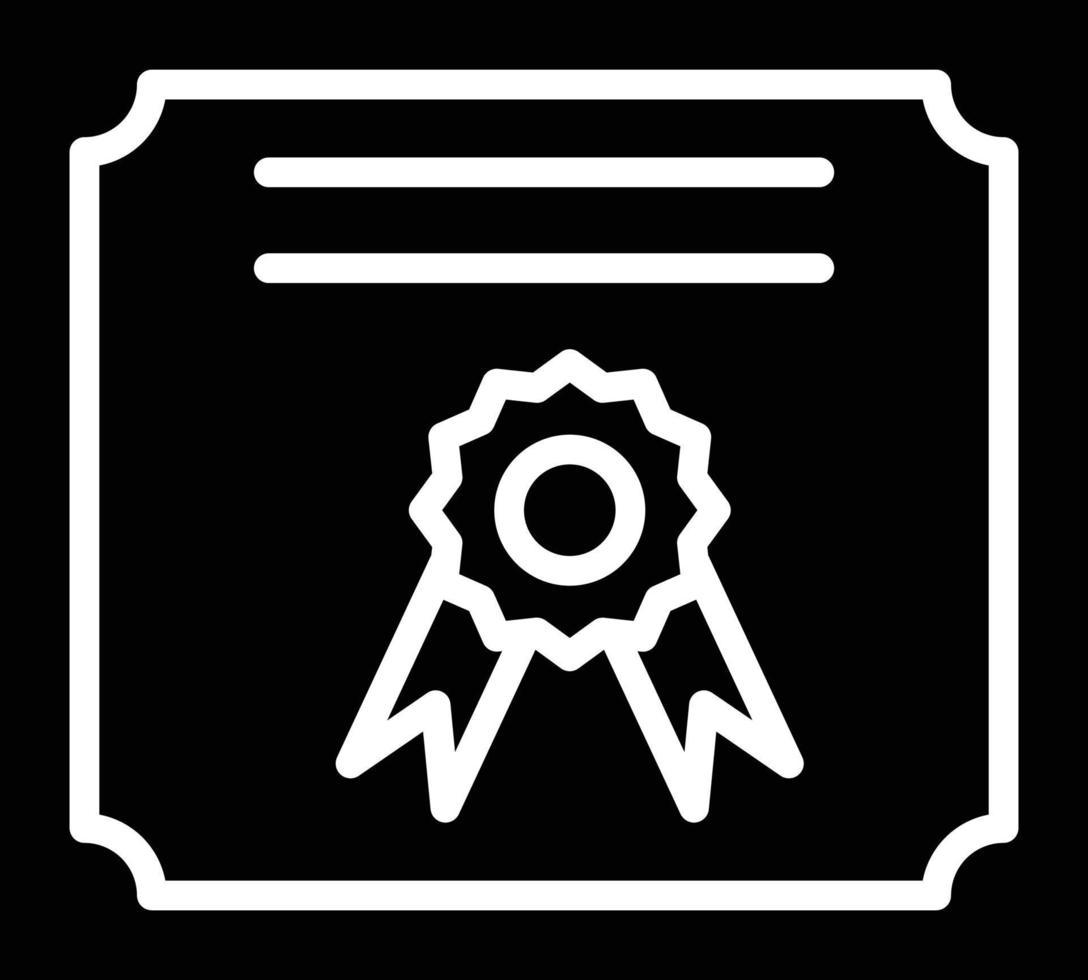 diploma pictogramstijl vector