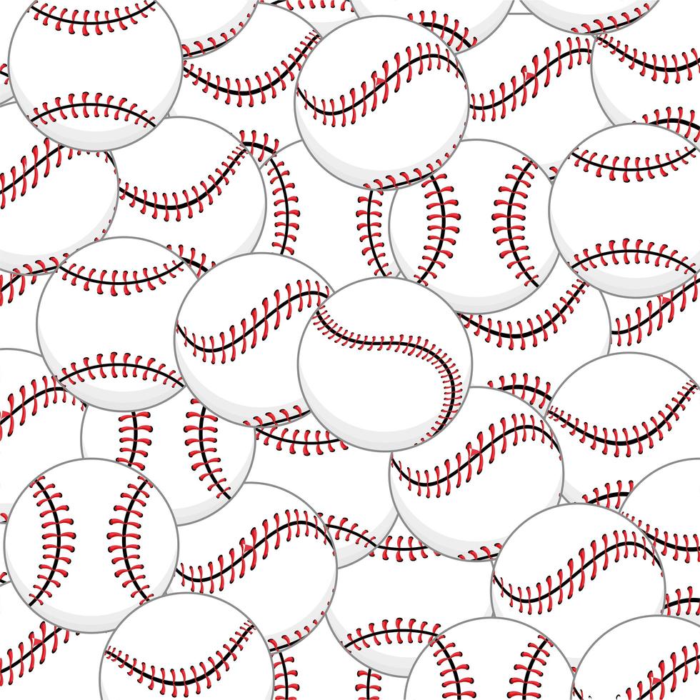 honkbal bal patroon achtergrond vector