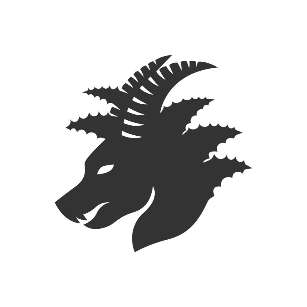 chupacabra iconisch wild dier vector