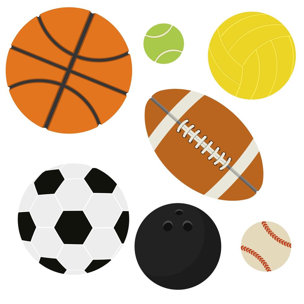 set sportballen vector