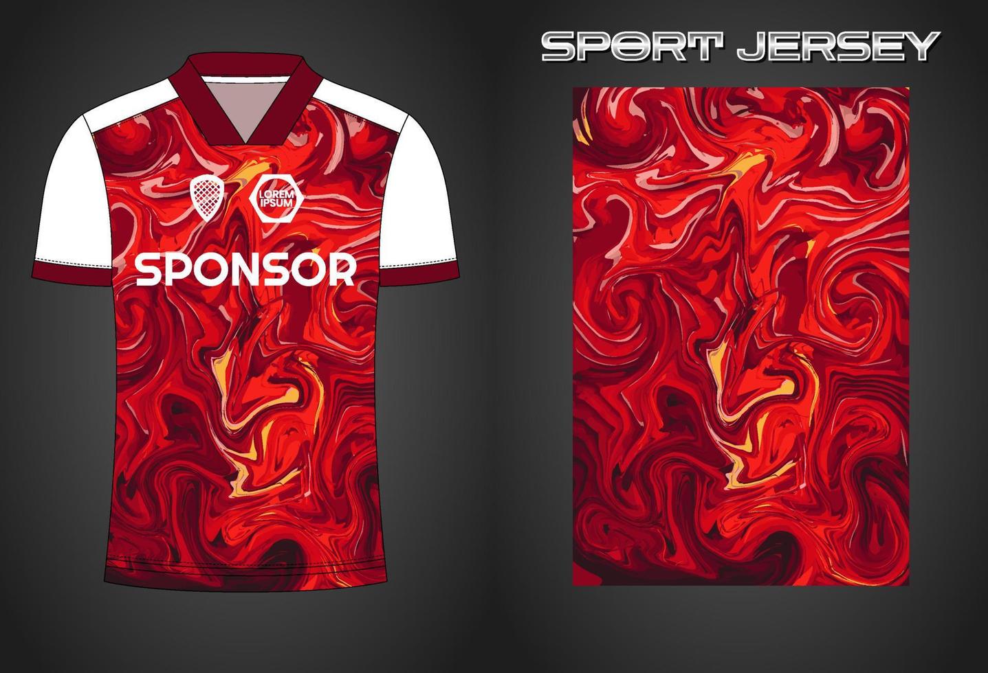 voetbal Jersey sport overhemd ontwerp sjabloon vector