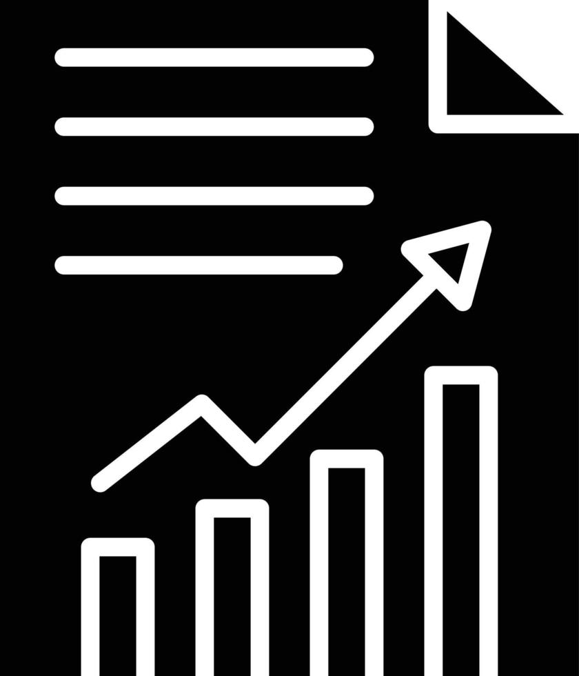 pictogramstijl jaarlijks rapport vector