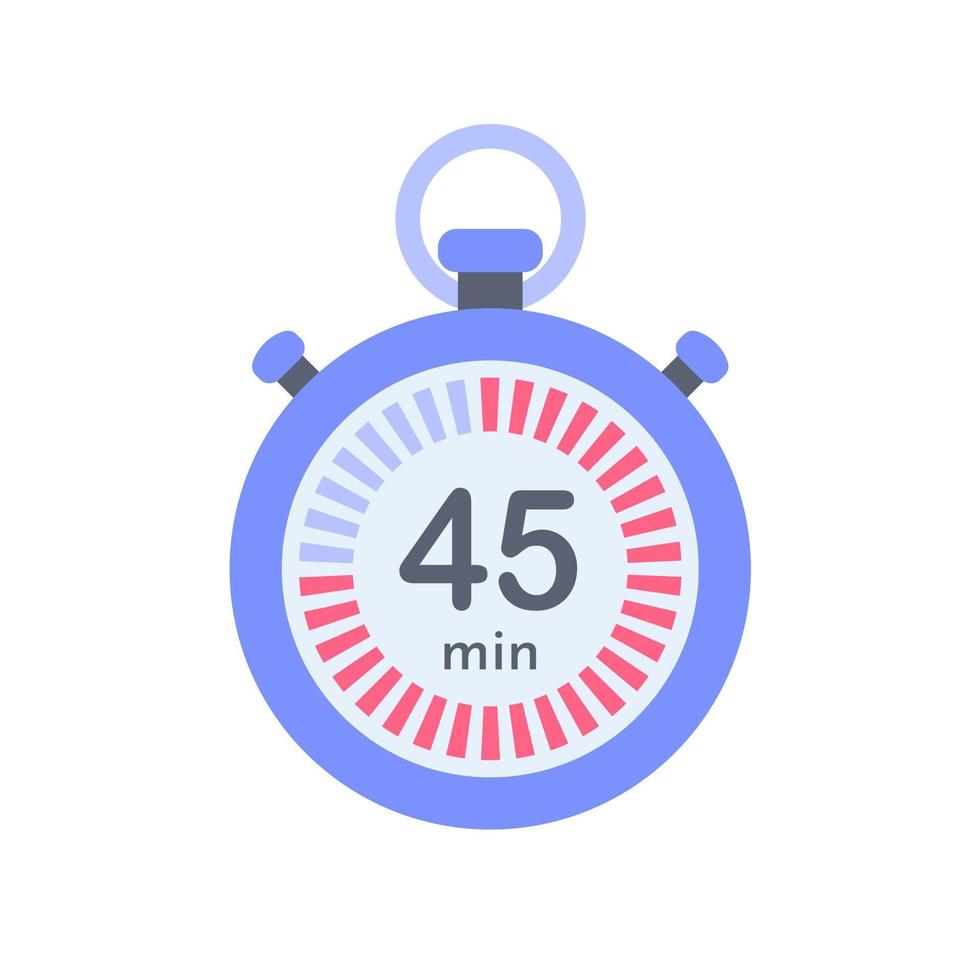 stopwatch naar reeks herinnering tijd voor Product Promotie schema. vector