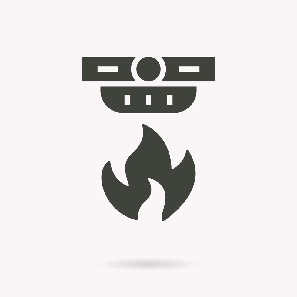 rook detector icoon. vector illustratie voor grafisch en web ontwerp.