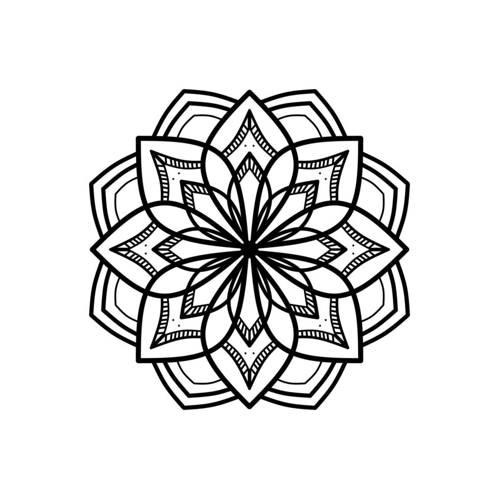 Aziatisch cirkel mandala patroon. circulaire ornamenten. ronde patroon mandala. ronde achtergronden voor de groet kaarten, uitnodiging, tatoeëren sjabloon, bedrijf stijl, kaarten of anders. vector illustratie