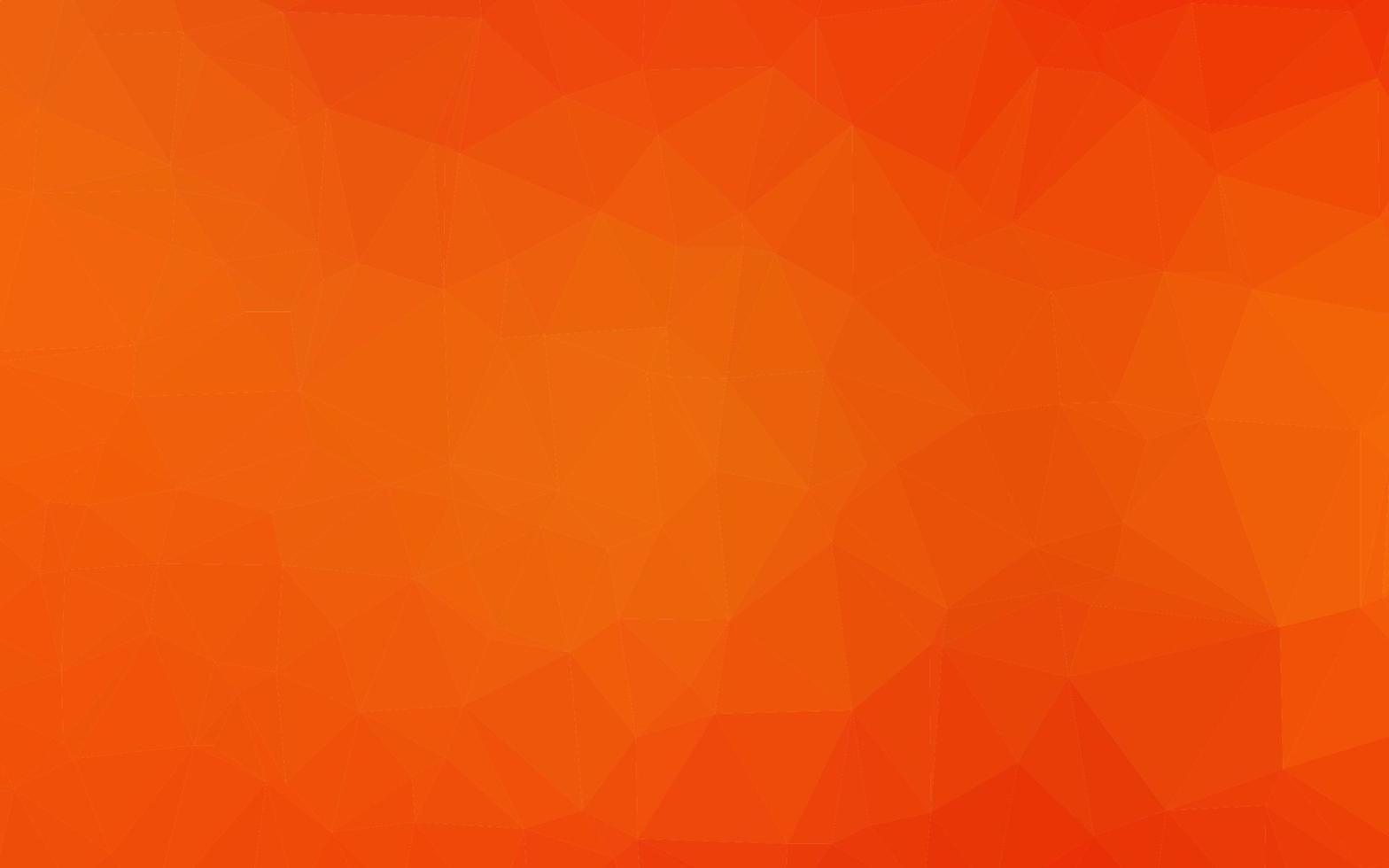 licht oranje vector abstract mozaïek patroon.